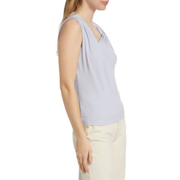 DEREK LAM 10 CROSBY Alya Asymmetric Draped Top - Picture 3 of 10